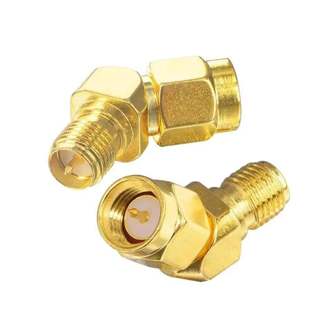 Adapter 45/135 degrees SMA Male to RP-SMA female