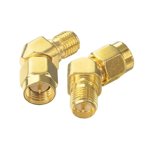 Adapter 45/135 degrees SMA Male to RP-SMA female