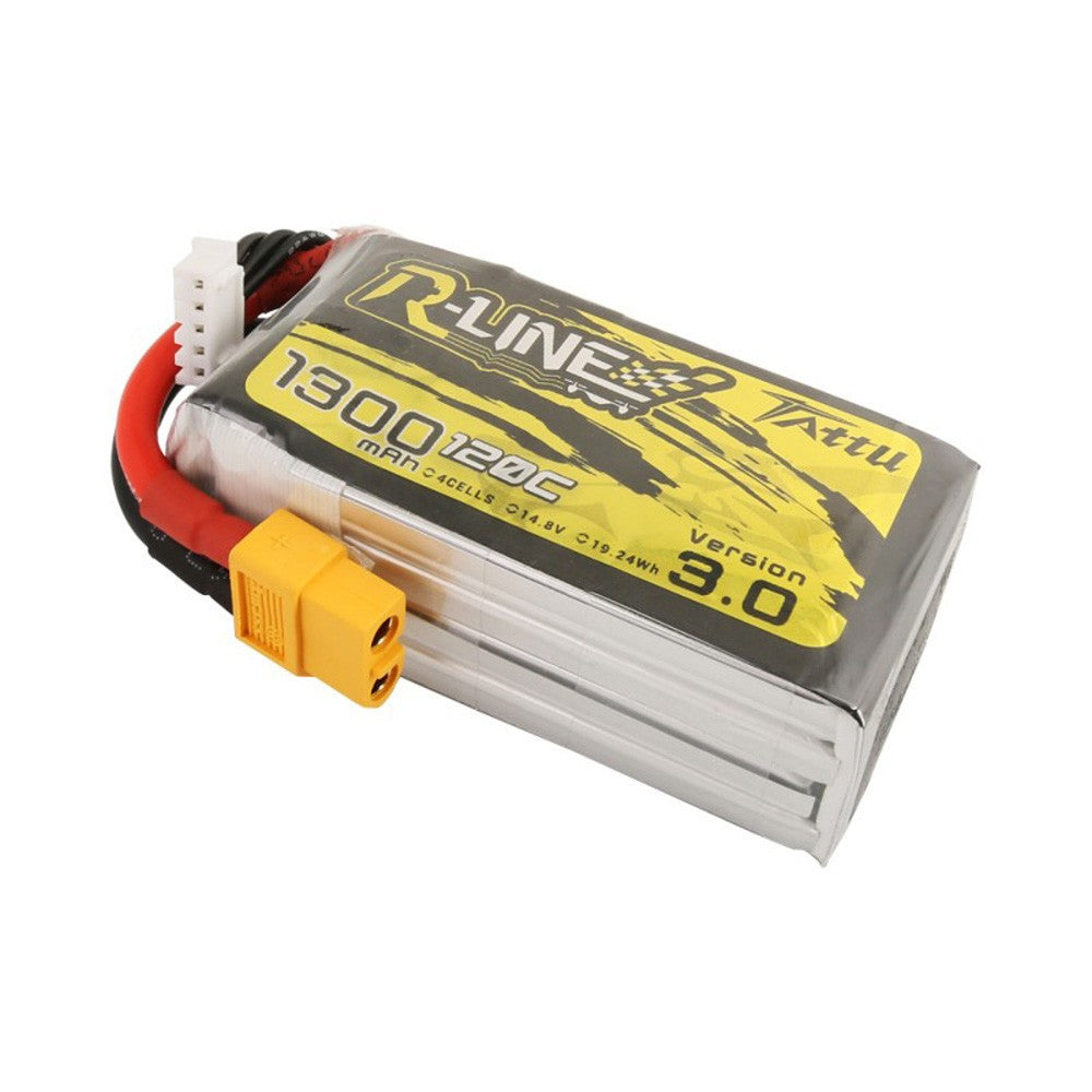 Batteria Lipo Tattu R-Line versione 3.0 1300mAh 4s 120C Drone24Hours