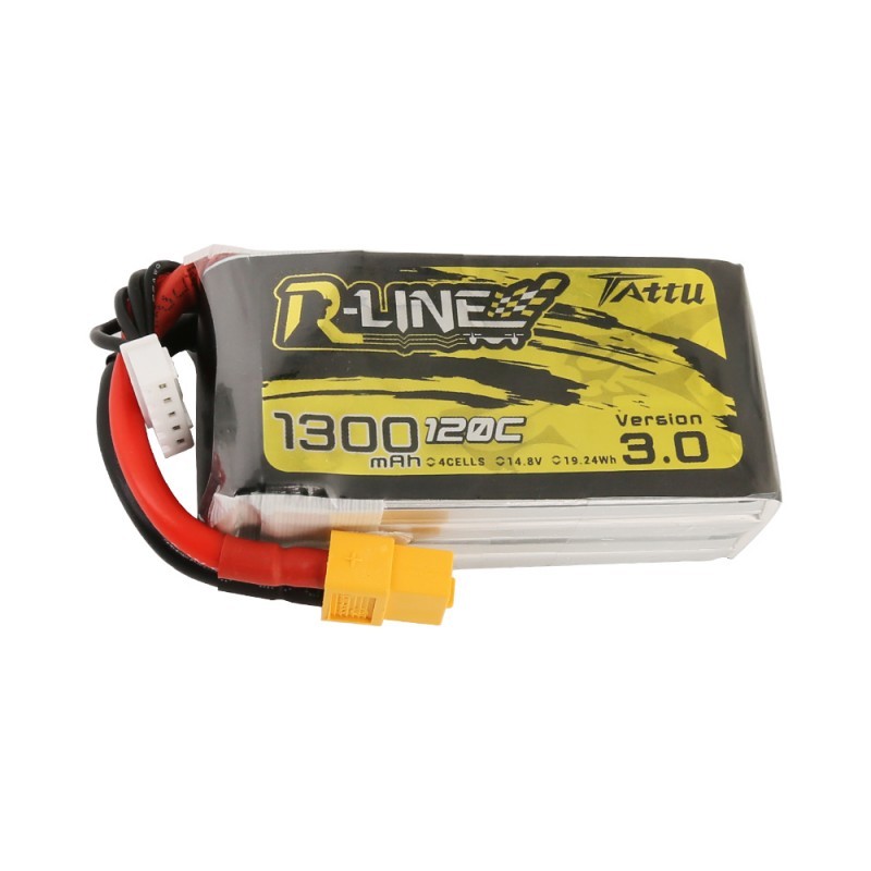 Batteria Lipo Tattu R-Line versione 3.0 1300mAh 4s 120C Drone24Hours