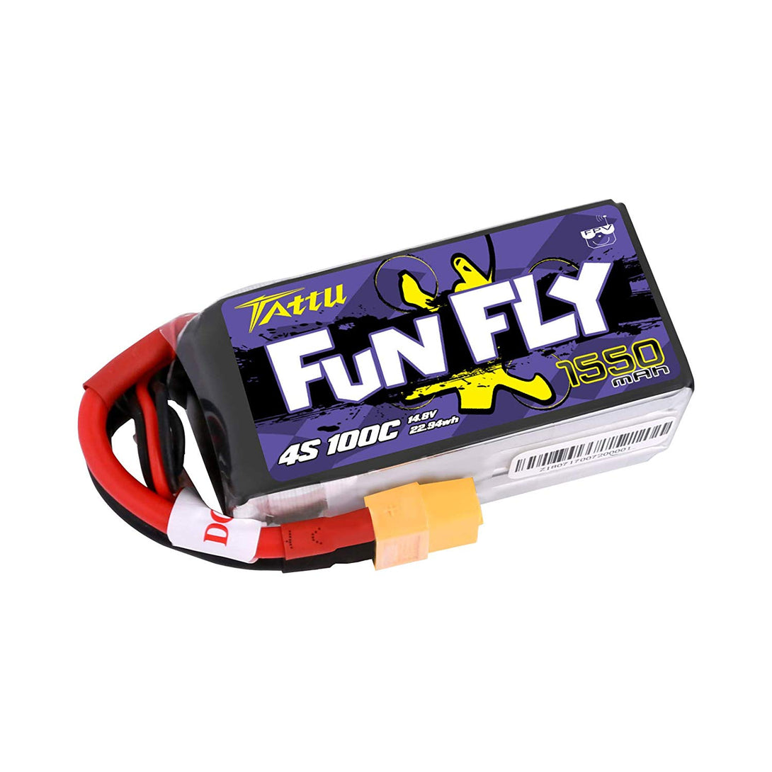 TATTU 14.8V 1550mAh 100C 4S XT60 Drone24Hours