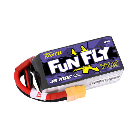 Tattu Funfly 1300mAh 14.8V 100C 4S1P XT60