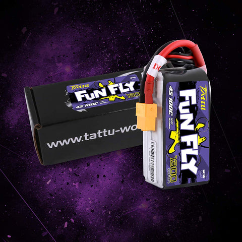 Tattu Funfly 1300mAh 14.8V 100C 4S1P XT60