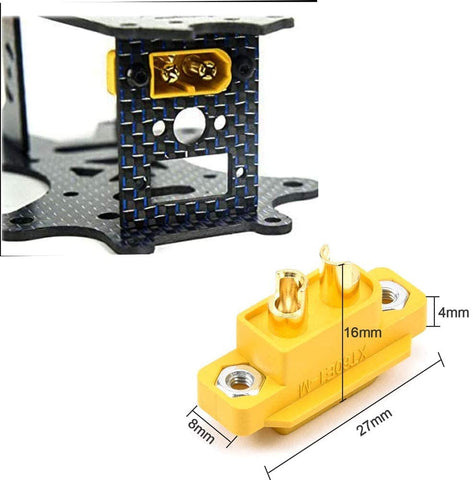 Spina maschio XT60 montabile AMASS XT60E-M