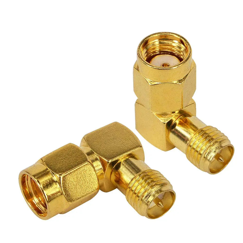Adattatore RP-SMA maschio a femmina 90 gradi