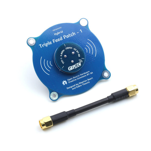 GEPRC Triple Feed Patch-1 5.8GHz CP FPV Antenna (SMA Male) Drone24Hours