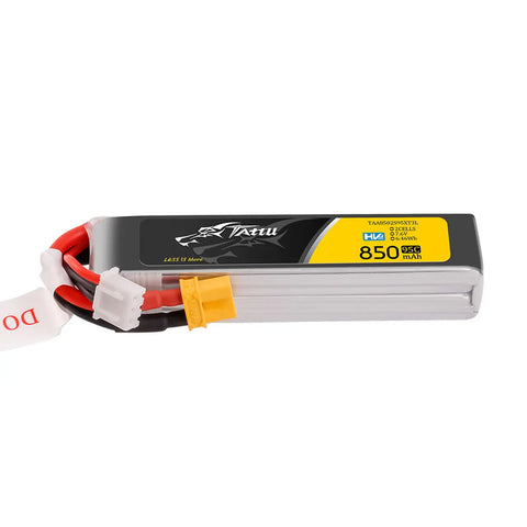 Tattu 850mAh 2S 95C Long Pack 7.6V XT30