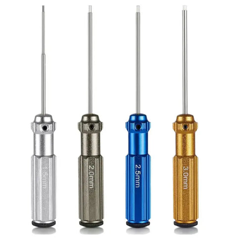 Titanium nitride hex screwdriver 