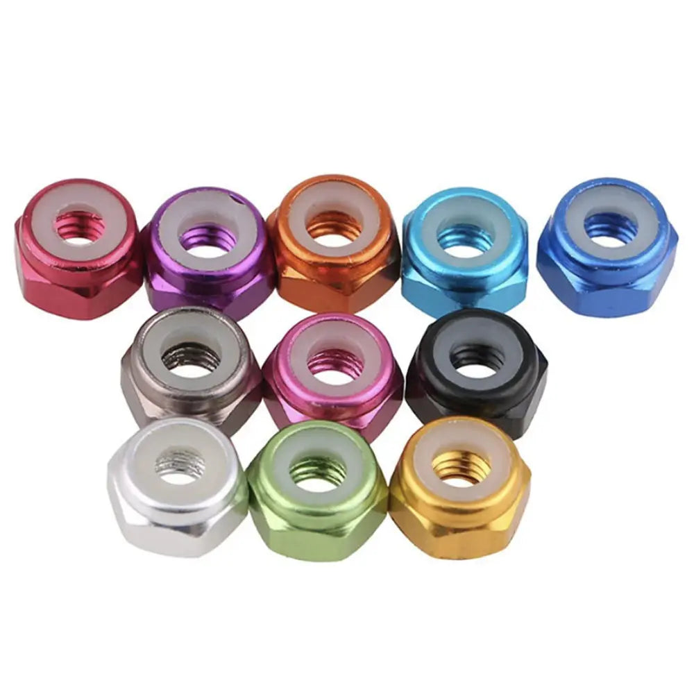 M3 aluminum locknuts 