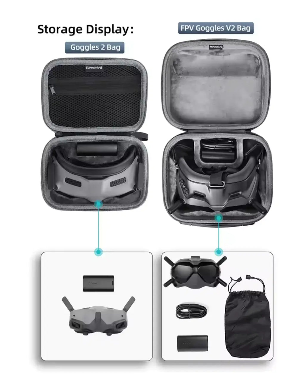 Custodia portatile Visori DJI