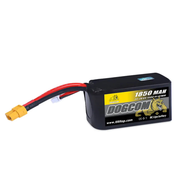 DOGCOM 1850mAh 150C 6S 22.2V dogcom