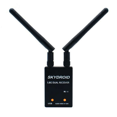 SKYDROID OTG 5.8G DUAL UVC ANTENNA - BLACK