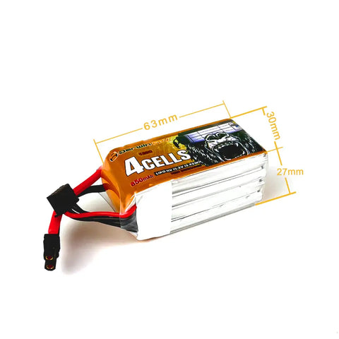 DarwinFPV 850mAh 4S 15.2V 120C