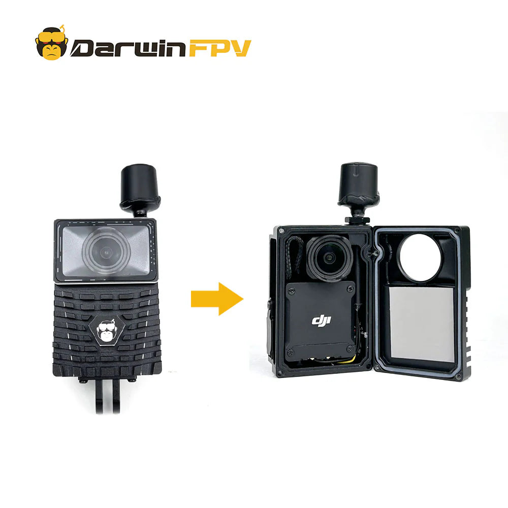 DarwinFPV DJI O3 Air Unit Custodia impermeabile in lega di alluminio CNC DarwinFPV