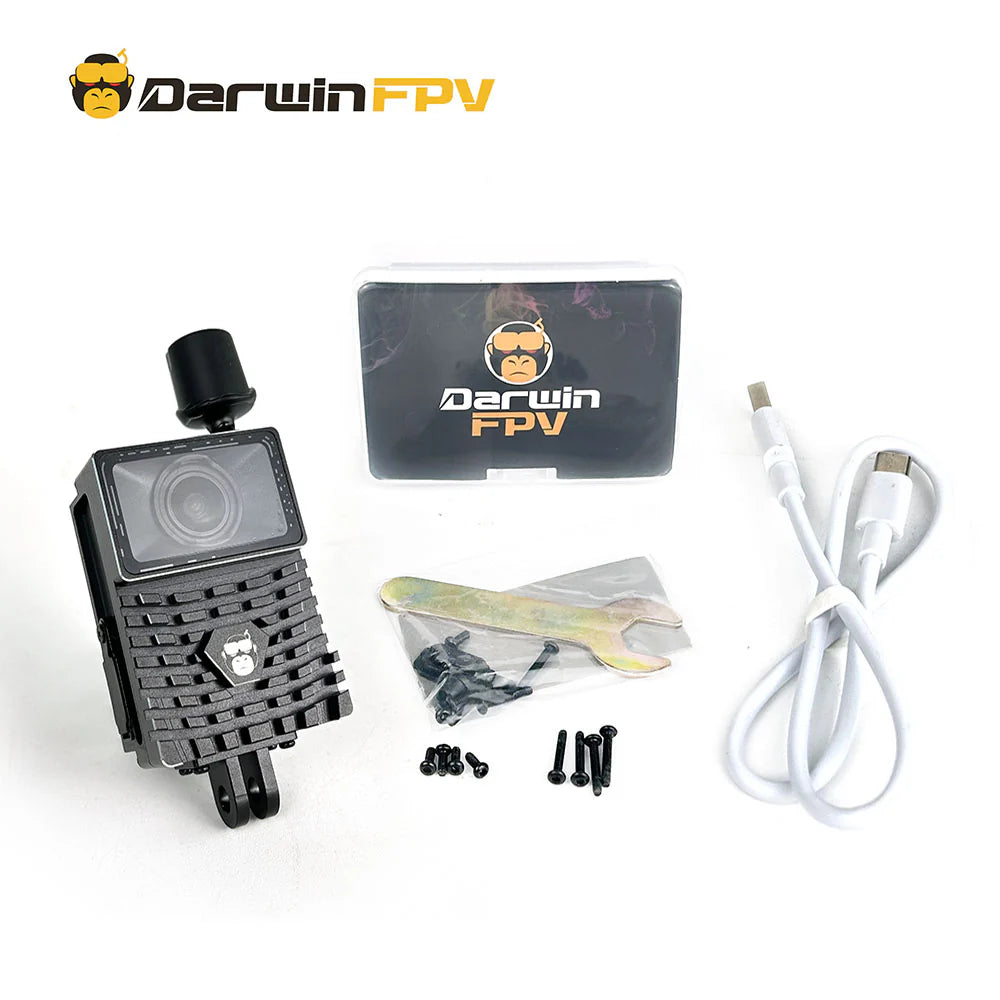 DarwinFPV DJI O3 Air Unit Custodia impermeabile in lega di alluminio CNC DarwinFPV