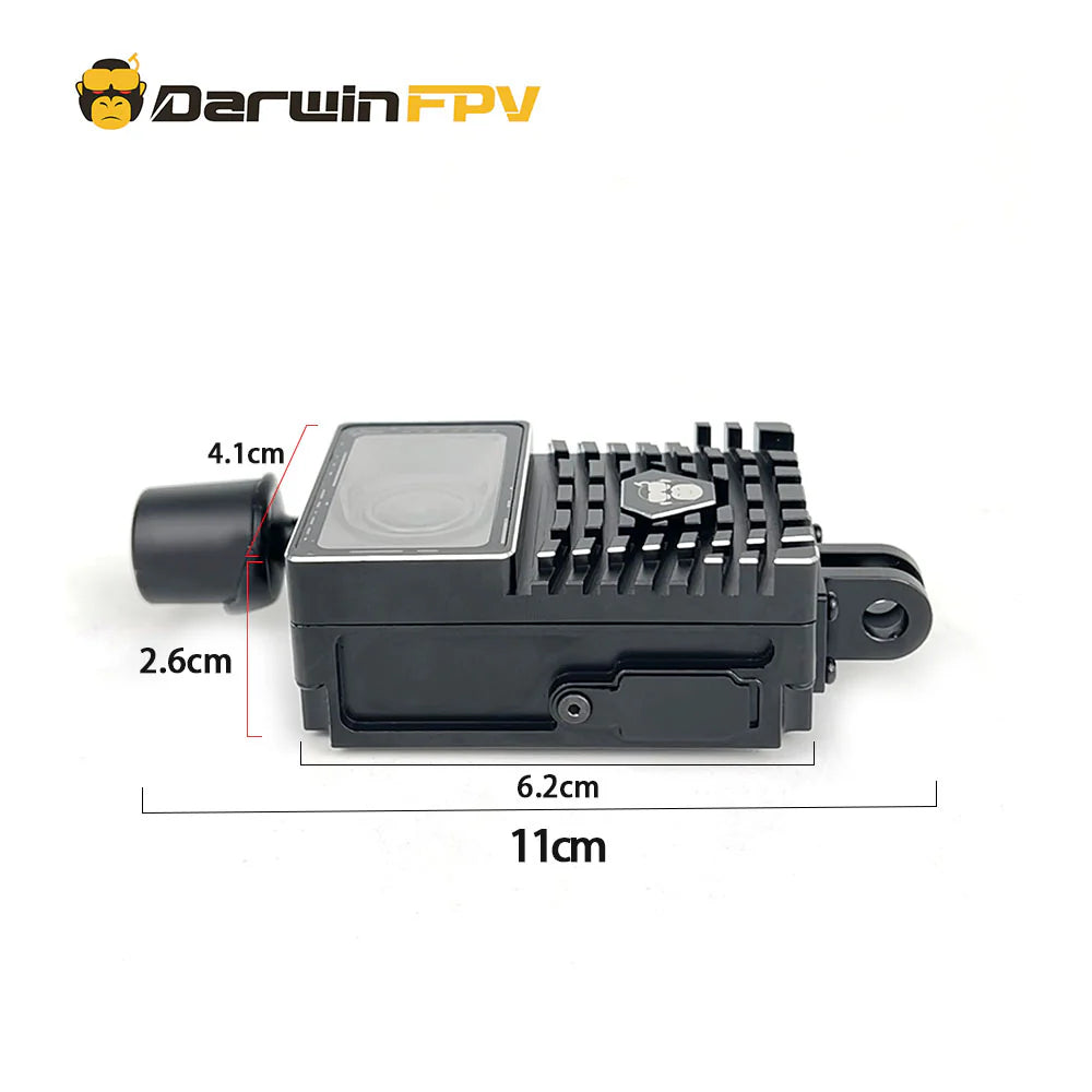 DarwinFPV DJI O3 Air Unit Custodia impermeabile in lega di alluminio CNC DarwinFPV