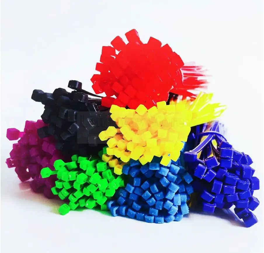 Fascette fermacavi in nylon colorate 3x100 mm (10 pz)