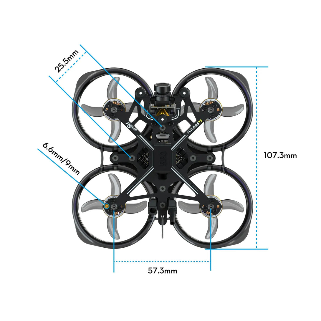 Flywoo FlyLens 75 2S analogico Drone24Hours