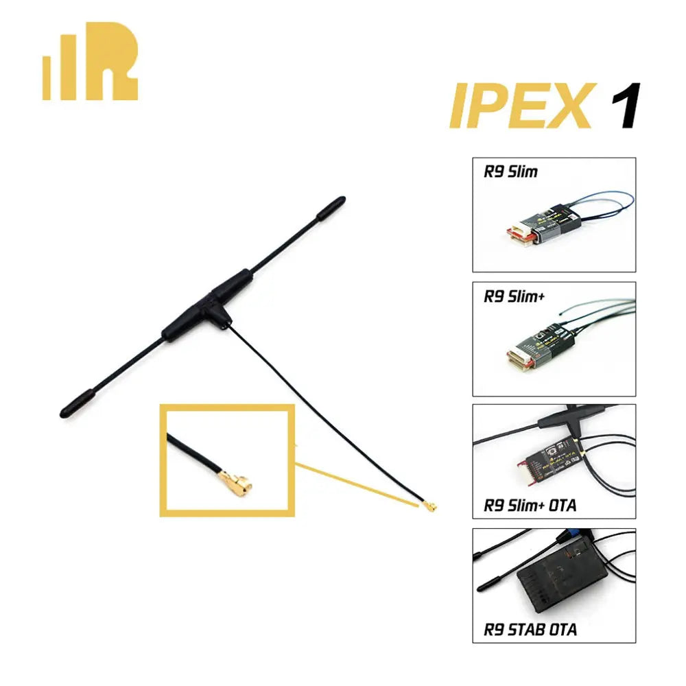 FrSky T dipole antenna Ipex1 900MHz EU