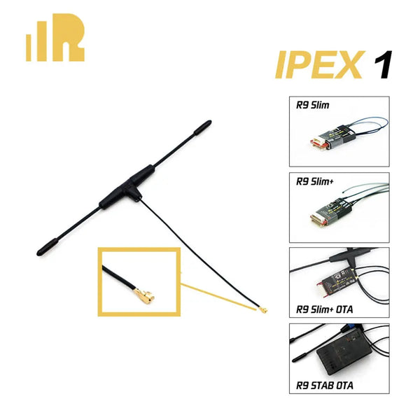 FrSky Antenna dipolo T Ipex1 900MHz EU Frsky