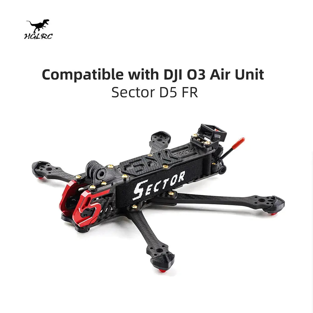 Frame HGLRC Sector D5 DJI O3 HD 5 '' Drone24Hours