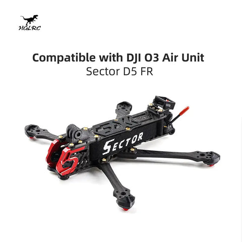 HGLRC Sector D5 DJI O3 HD 5 '' Kit Telaio