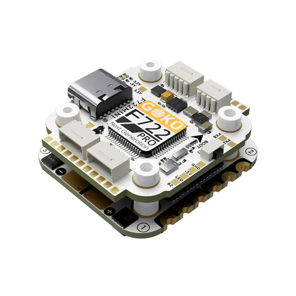 GOKU F722 Pro Mini V2 Stack 20×20 mm, FC STM32F722 + ESC 45 A Flywoo