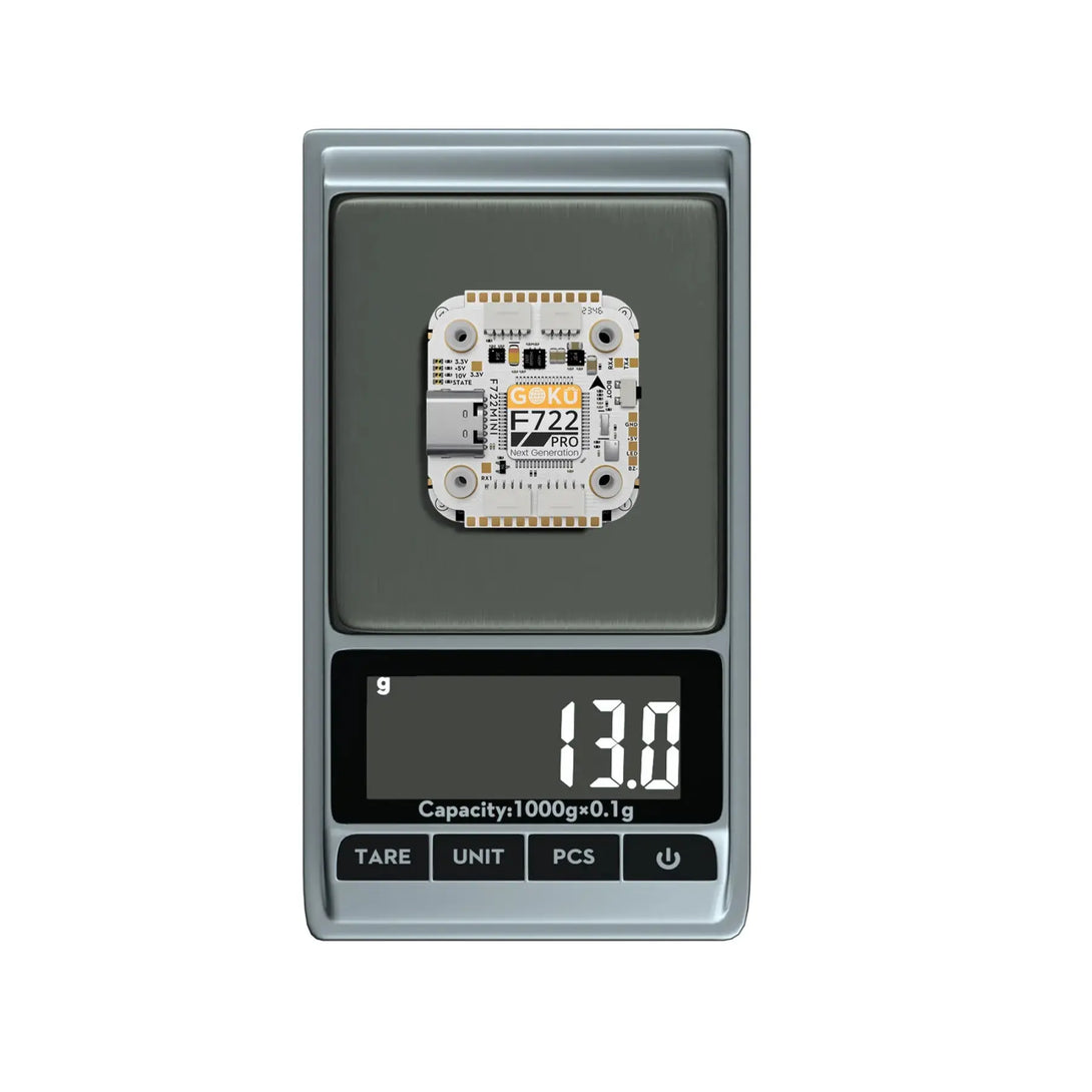 GOKU F722 Pro Mini V2 Stack 20×20 mm, FC STM32F722 + ESC 45 A Flywoo