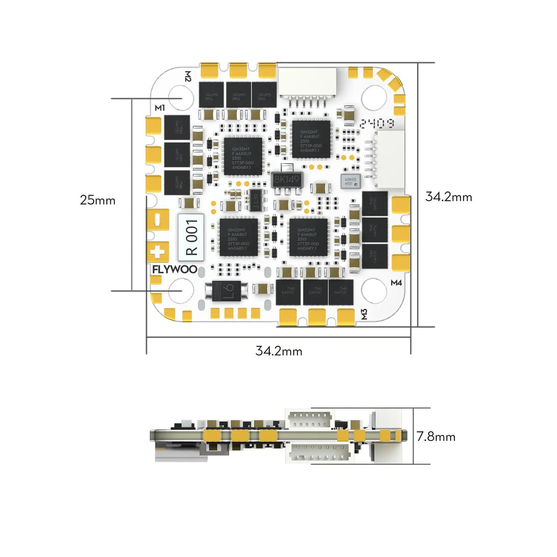 GOKU GN 745 45A AIO 32 bit (MPU6000) V3 Drone24Hours