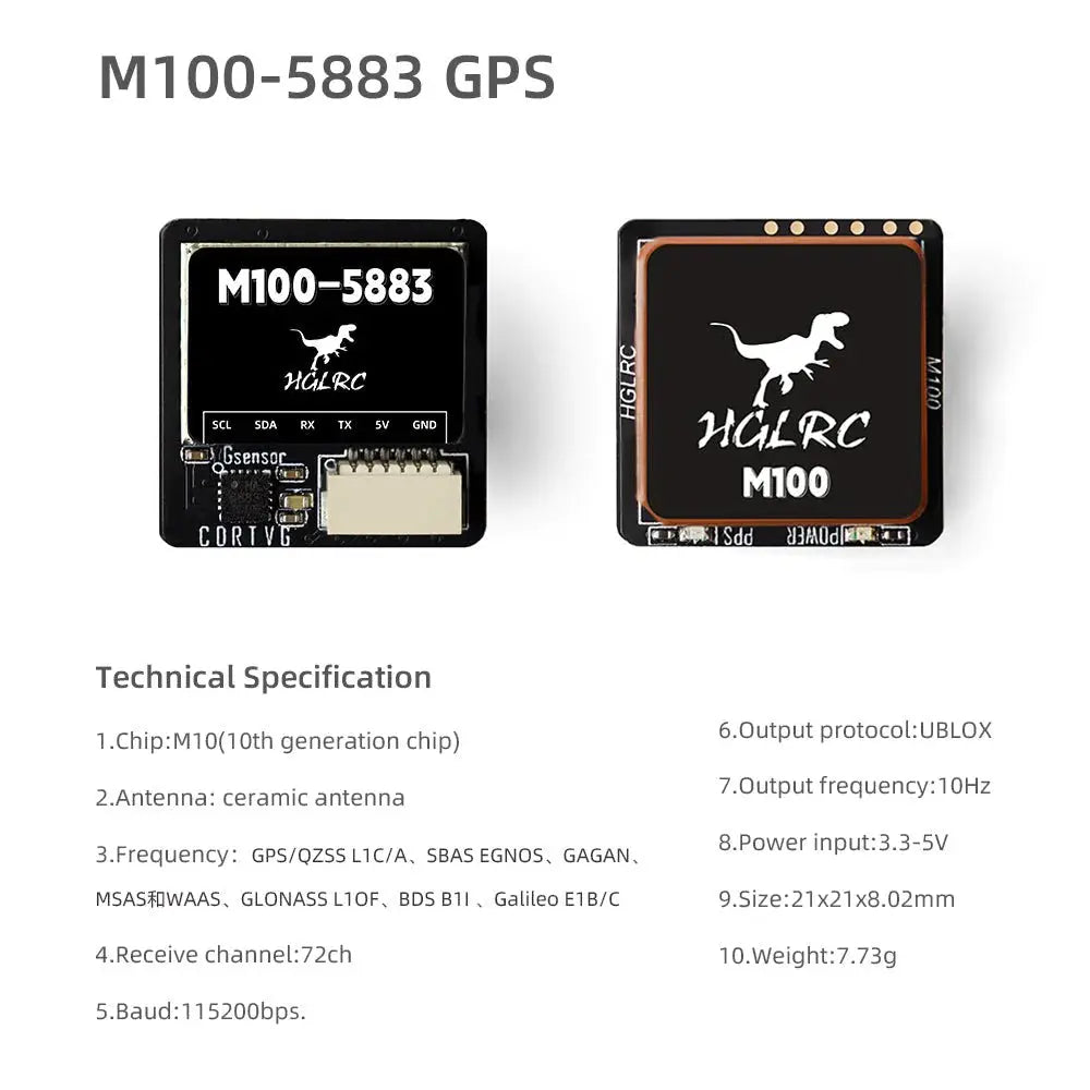 GPS HGLRC M100-5883 Drone24Hours