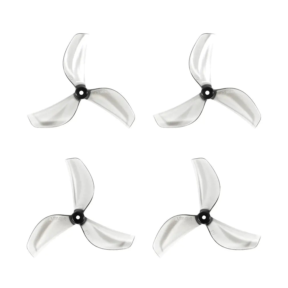 Eliche FPV Gemfan 45 mm a 3 pale, albero 1,5 mm (8 pz)