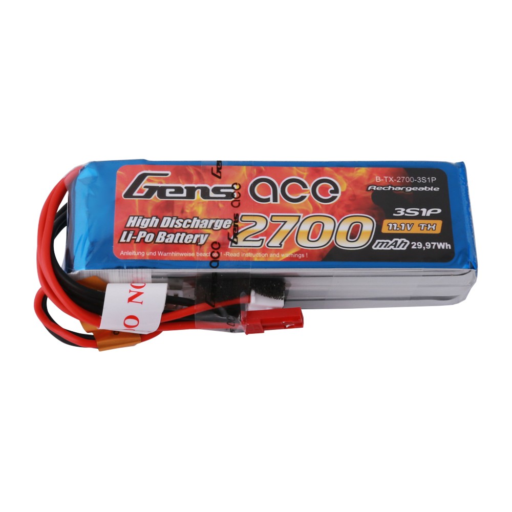 Gens ace 2700mAh 11.1V TX 3S1P Drone24Hours