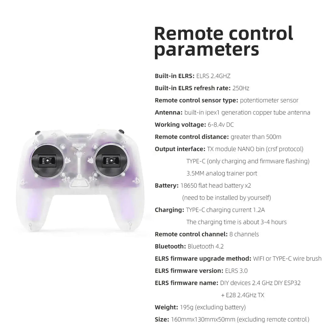 HGLRC C1 2.4GHz 8CH Drone24Hours