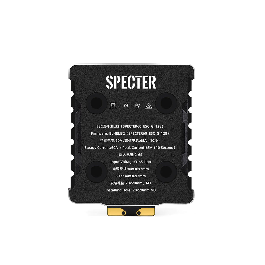 HGLRC Specter 60A 4in1 ESC con dissipatore di calore Drone24Hours