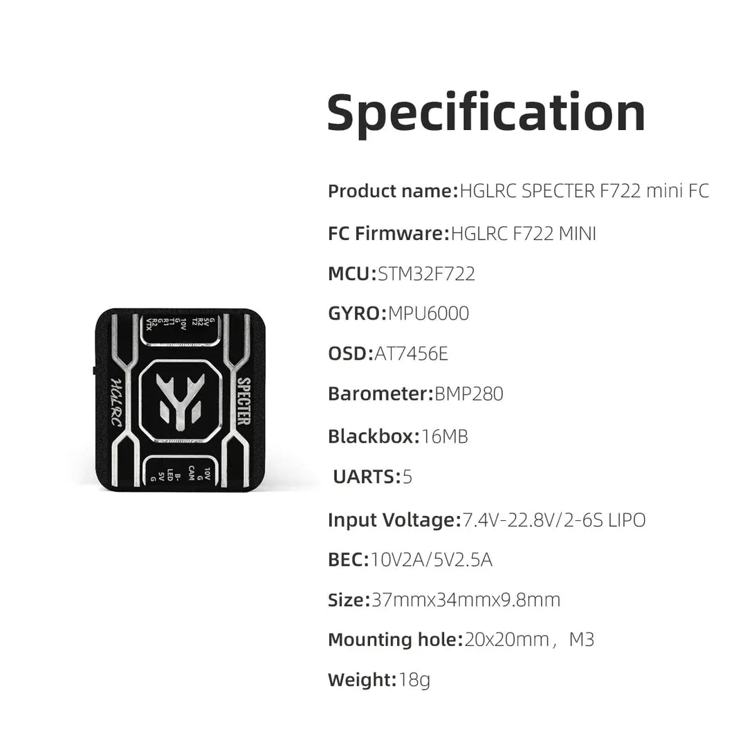 HGLRC SPECTRE F722 mini HGLRC