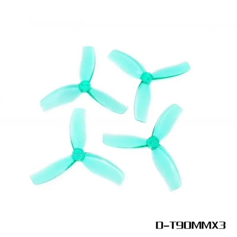 HQProp DT90mmX3 Teal - Drone24Hours