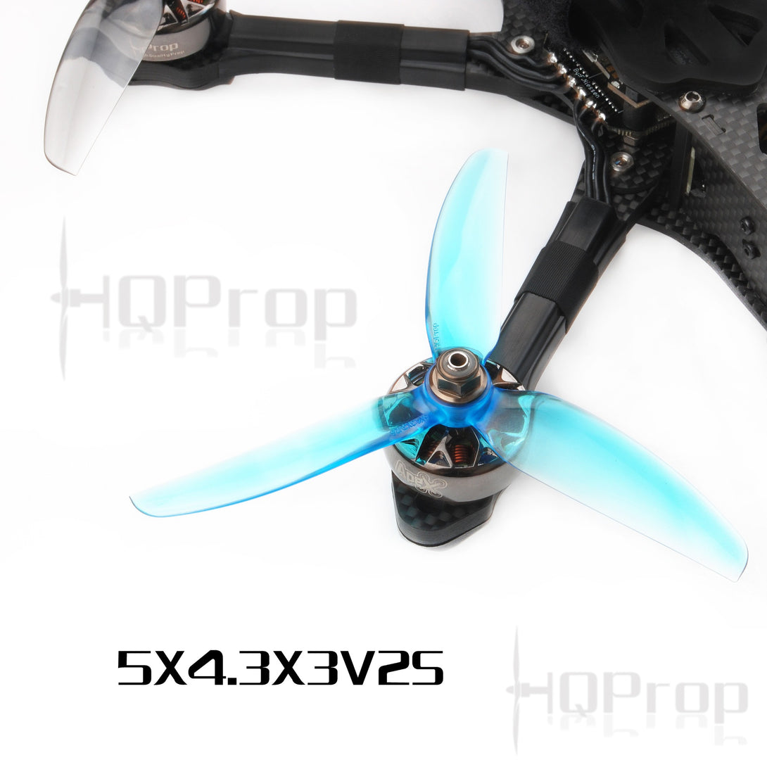 HQ PROP DURABLE 5X4.3X3V2S BLU Drone24Hours