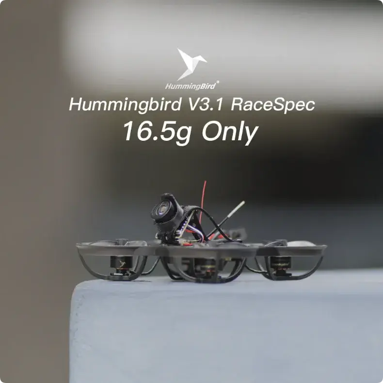 Hummingbird V3.1 RaceSpec ELRS 16.5g BNF Drone24Hours