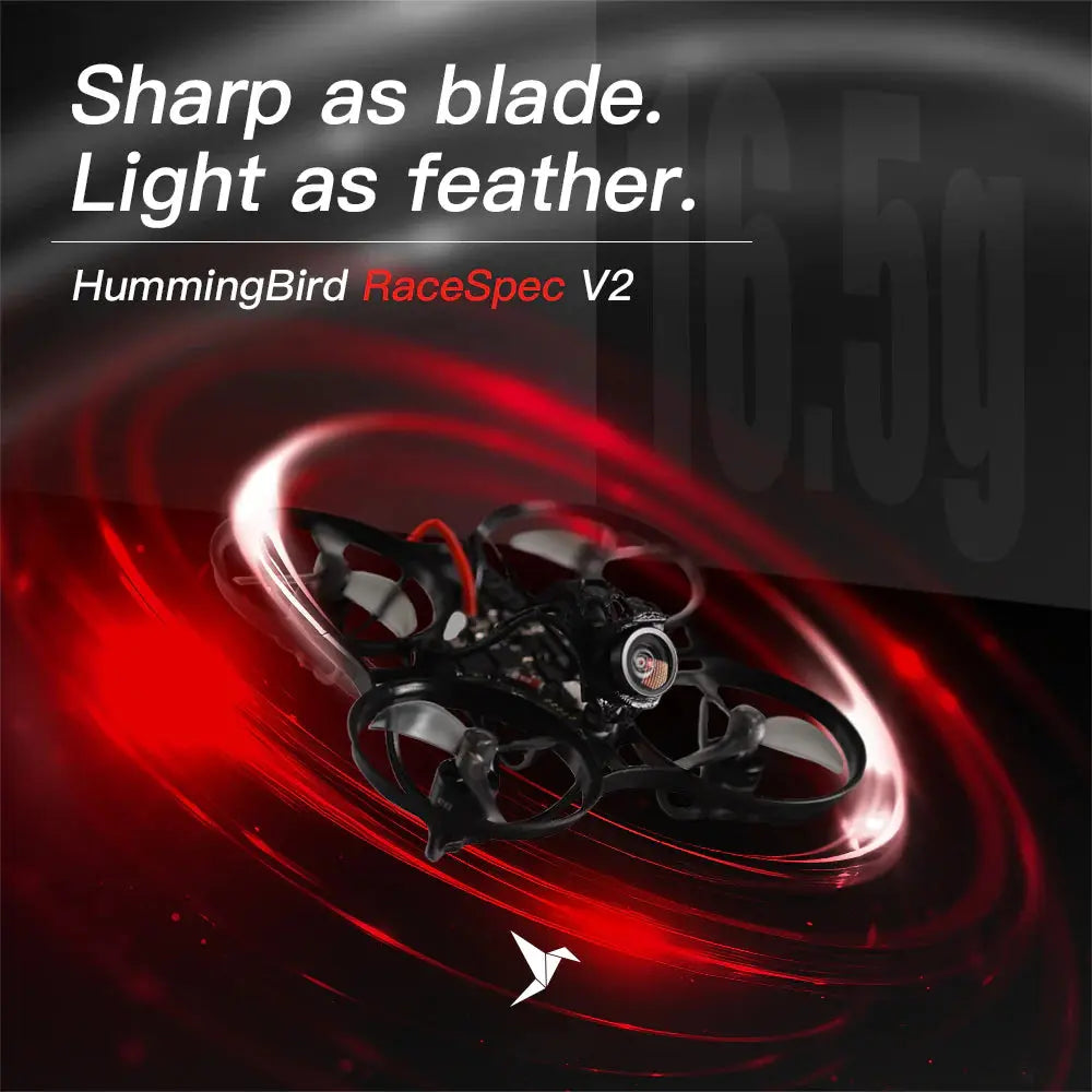 Hummingbird Whoop RaceSpec V2 BNF drone racing 65 mm Drone24Hours