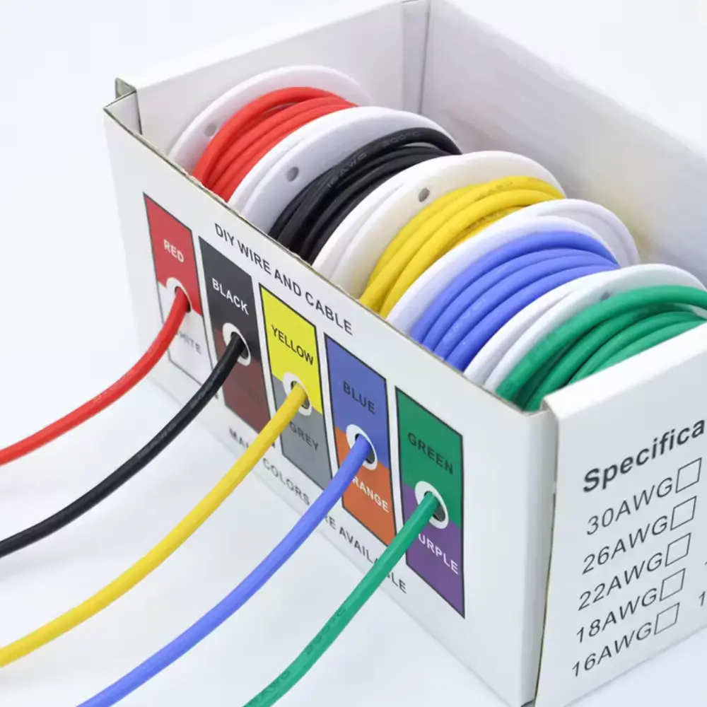 Kit Cavo Silicone 5 Colori Drone24Hours