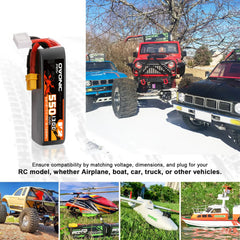 Ovonic 130C 550mAh 3S 11.1V XT30