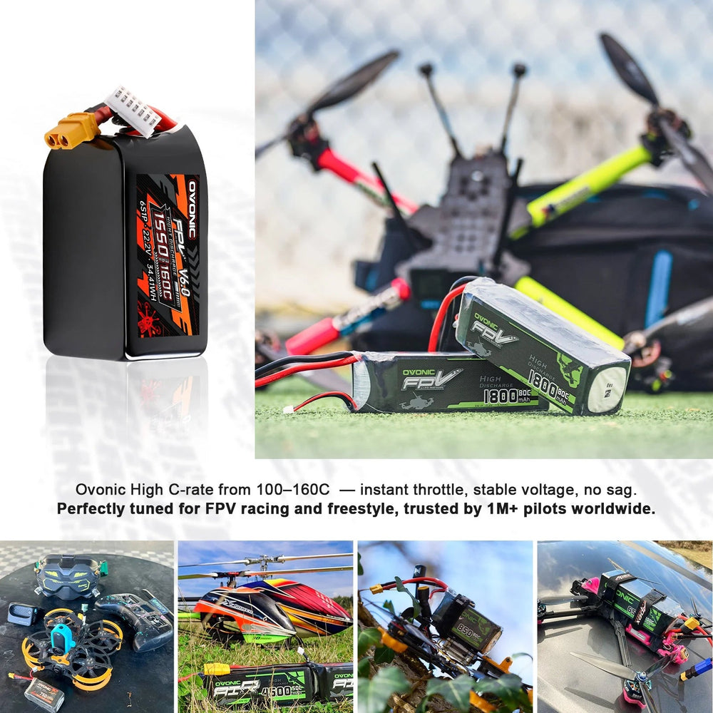 Ovonic 160C Ultra 6S 1550mAh XT60