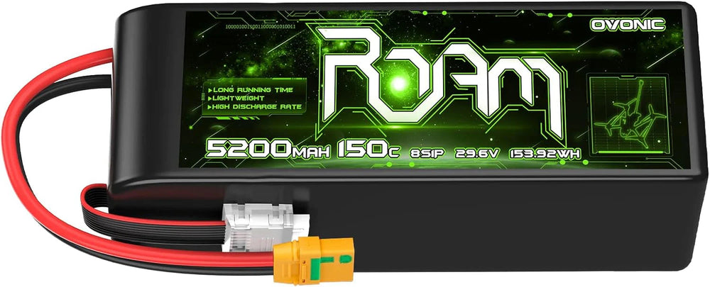 Ovonic Roam Series 8S 5200mAh 8S1P 150C 29.6V XT90