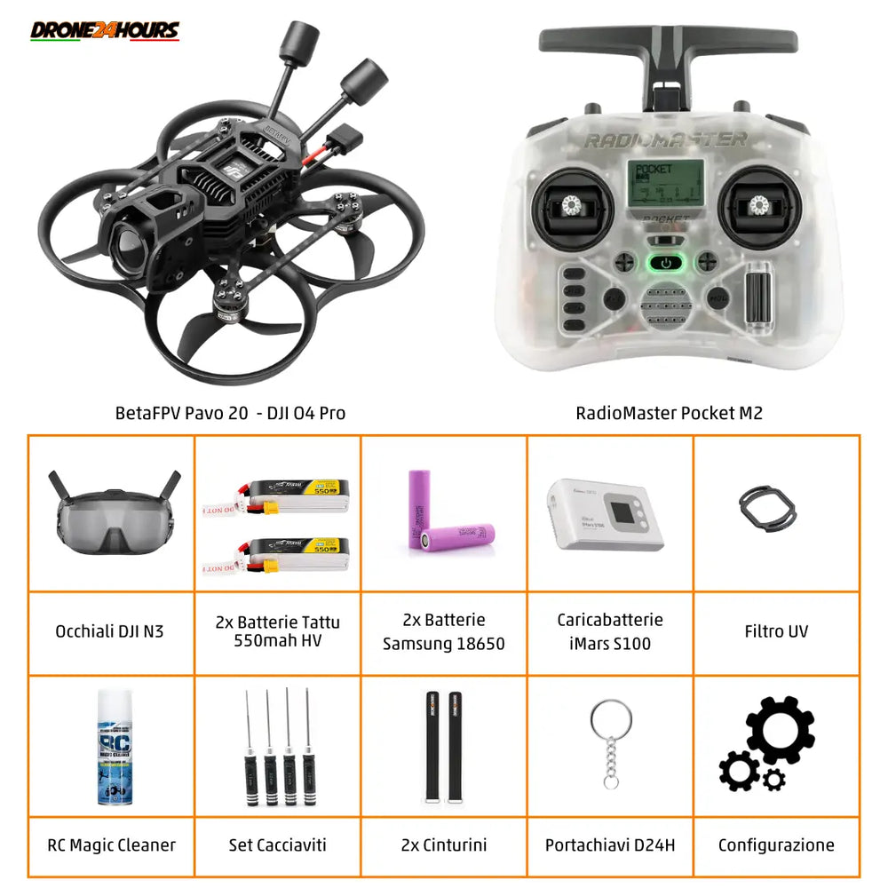 Bundle FPV  Pavo 20 Pro DJI O4 Pro - Drone24Hours