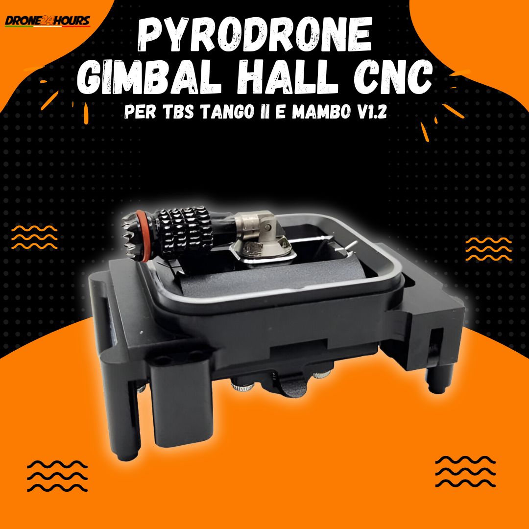 PYRODRONE GIMBAL HALL CNC PER TBS TANGO II E MAMBO V1.2 Drone24Hours