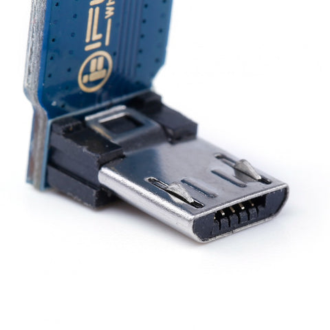 L-Type Micro USB Male to Female Adapter Plate