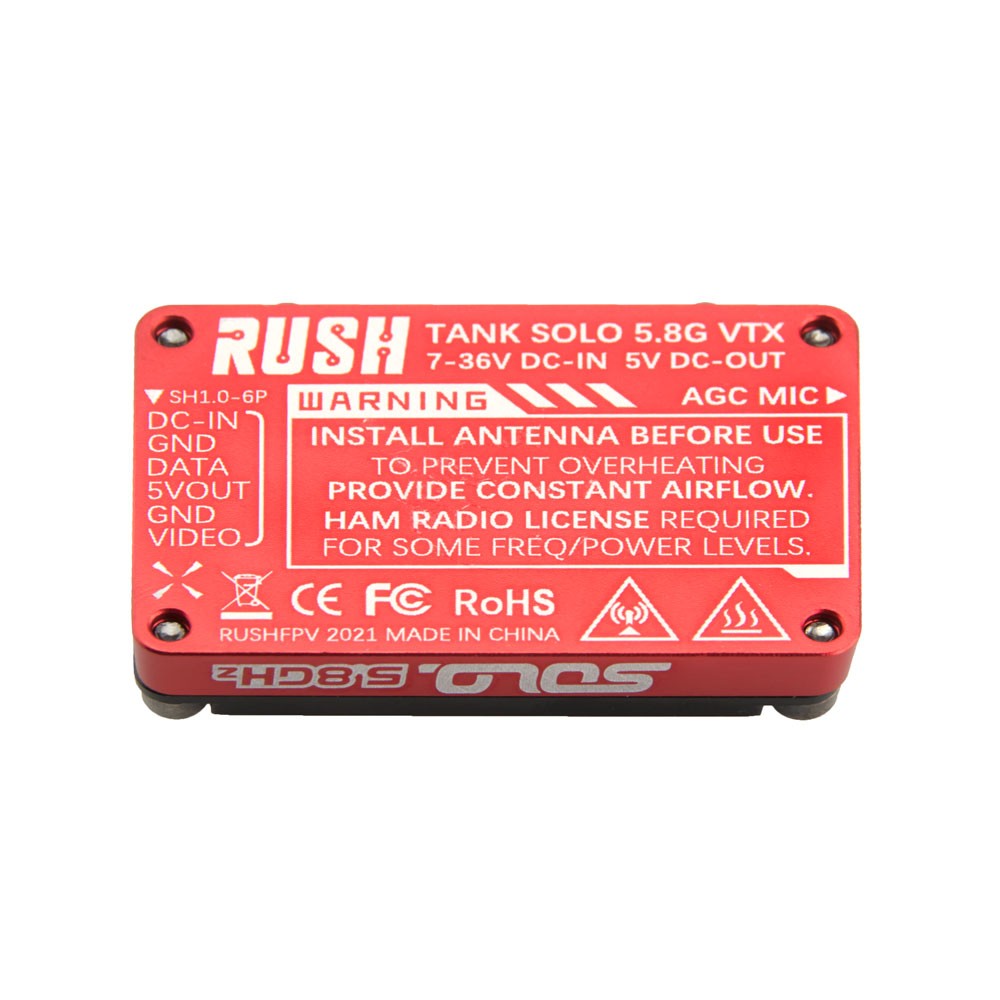 RushFPV Rush Tank SOLO 1W 5.8GHz VTX Drone24Hours