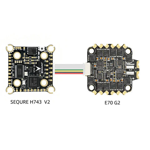 SEQURE H743 V2 & E70 G2 Stack-70A 4‑8S (STM32-ICM42688P/AM32)