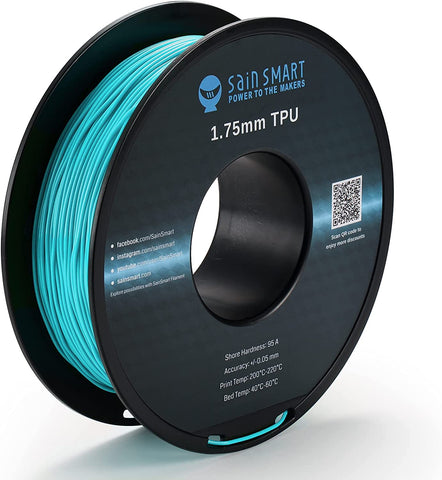 SainSmart Flexible TPU 3D Printing Filament, 1.75mm, 0.8kg, Dimensional Accuracy +/- 0.05mm 