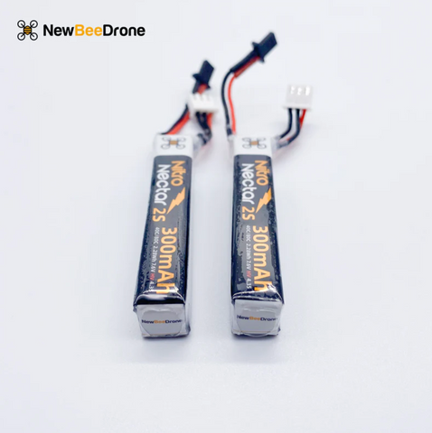 NewBeeDrone Nitro Nectar Gold 300mAh 2S HV LiPo GNB27 (2 batteries)